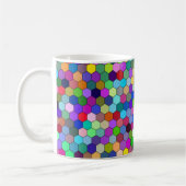 Vertikale Hexagons 11oz Tasse (Links)
