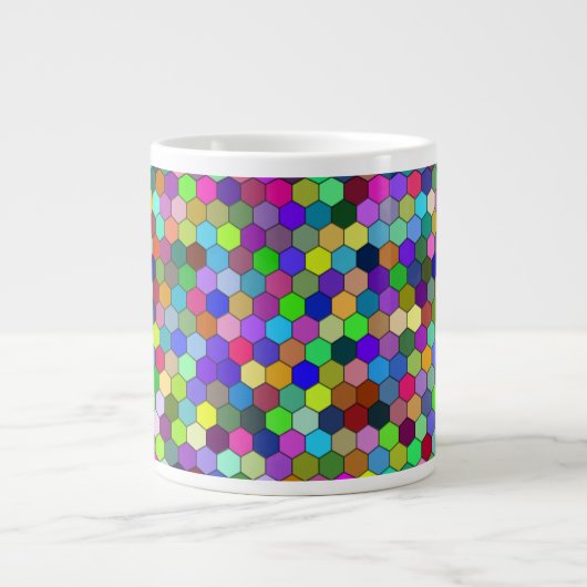 Vertikale Hexagons 20oz Tasse (Vorderseite)