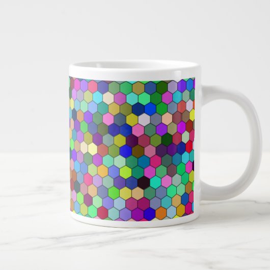 Vertikale Hexagons 20oz Tasse (Rechts)