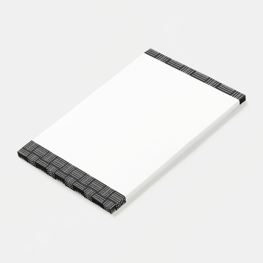 Vertikale horizontale Linien Post-It;  langer Post-it Klebezettel (angewinkelt)