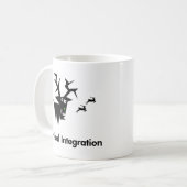 Vertikale Integration von Hirschen Kaffeetasse (Vorderseite Links)