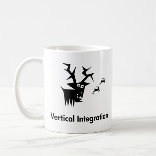 Vertikale Integration von Hirschen Kaffeetasse (Links)