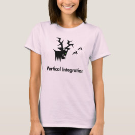 Vertikale Integration von Hirschen T-Shirt