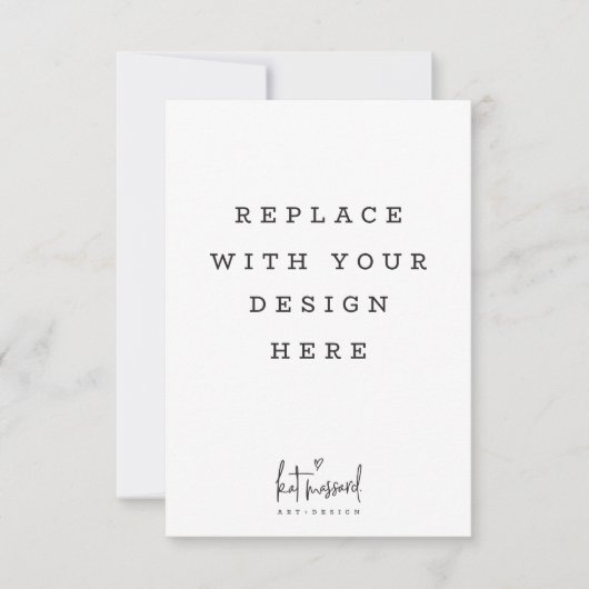 Vertikale Karte DRUCKORDORDER 3,5 x 5 Zoll (Vorderseite)