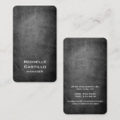 Vertikale Khalkboard Einzigartiges Design Visitenkarte (Vorne/Hinten)