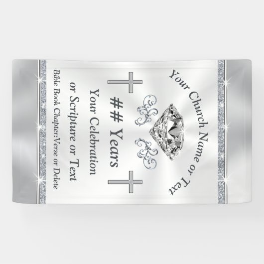 Vertikale kirchliche Vinyl-Banner für jeden Anlass Banner (Horizontal)