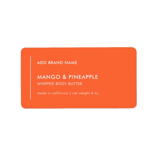 Vertikale Linie Hinzufügen eines benutzerdefiniert Adressaufkleber (Vorne)