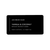 Vertikale Linie Hinzufügen eines benutzerdefiniert Adressaufkleber (Vorne)