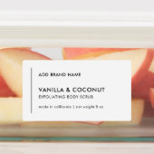 Vertikale Linie Hinzufügen eines modernen Markenpr Etiketten (Befestigt)