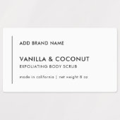 Vertikale Linie Hinzufügen eines modernen Markenpr Etiketten (Design 1)