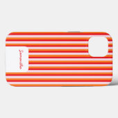Vertikale Linien personalisierte Streifen Case-Mate iPhone Hülle (Rückseite (Horizontal))