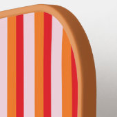 Vertikale Linien personalisierte Streifen Pickleball Schläger (Linke Seite)