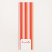 Vertikale Linien personalisierte Streifen Yogamatte (Vorderseite)