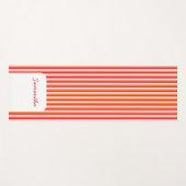 Vertikale Linien personalisierte Streifen Yogamatte (Vorderseite (Horizontal))