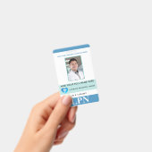 Vertikale LPN, lizenzierte praktische Krankenschwe Ausweis (Handheld)