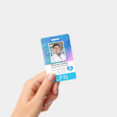 Vertikale LPN, lizenzierte praktische Krankenschwe Ausweis (Handheld)