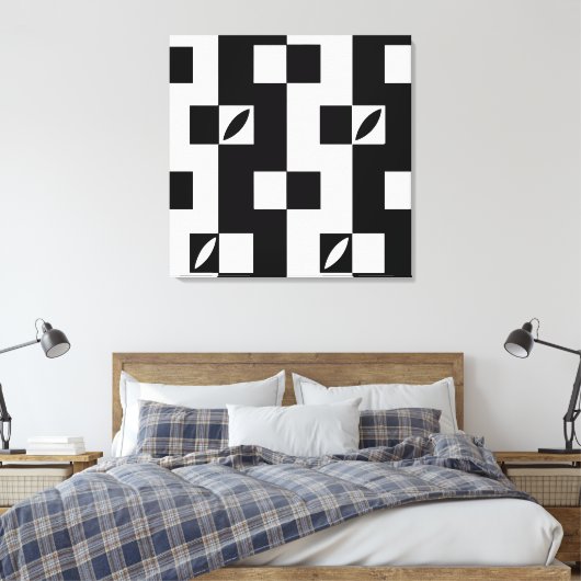 Vertikale Module | Modern Leinwanddruck (Insitu (Schlafzimmer))