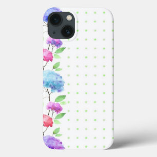 Vertikale nahtlose Mustergrenze des Aquarells Case-Mate iPhone Hülle
