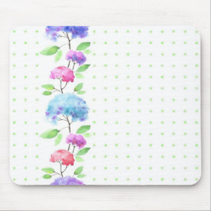 Vertikale nahtlose Mustergrenze des Aquarells Mousepad