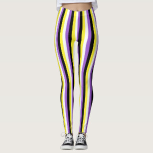 Vertikale nichtbinäre Pride-Flagge Leggings