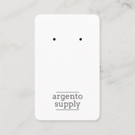 Vertikale Ohrkarte hinzufügen Visitenkarte