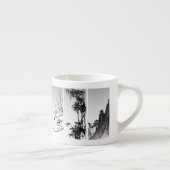 Vertikale orientalische Rolle Espressotasse (Rechts)
