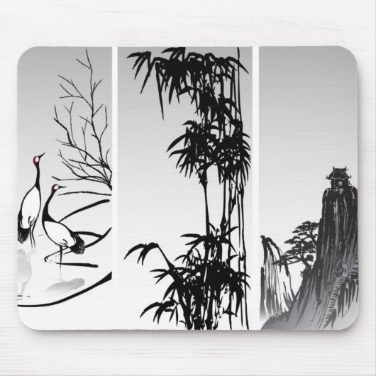 Vertikale orientalische Rolle Mousepad (Vorne)