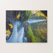 Vertikale Panoramasicht auf die Tunnelfälle Puzzle (Horizontal)