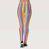 Vertikale Pansexual-Markierung Leggings (Rückseite)