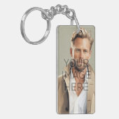 Vertikale personalisierte Schlüsselanhänger-Bilder Schlüsselanhänger (Vorderseite links)