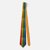 Vertikale Plastik-Regenbogensteine Krawatte (Vorderseite)