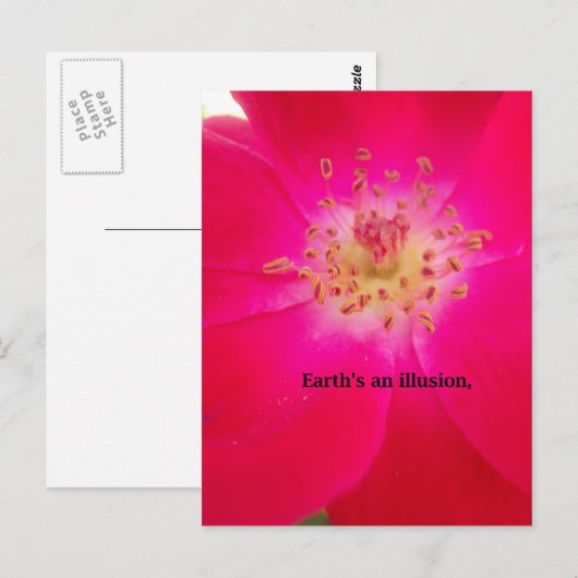 Vertikale Postkarte - Maßgeschneiderte Vorlage (Vorne/Hinten)