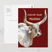 Vertikale Postkarte - Maßgeschneiderte Vorlage (Vorne/Hinten)