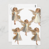 Vertikale Postkarte - Maßgeschneiderte Vorlage (Vorne/Hinten)