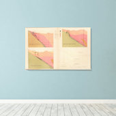 Vertikale Querschnitte der Lode, Bergwerk Belcher Leinwanddruck (Insitu (Holzboden))