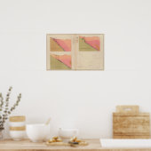 Vertikale Querschnitte der Lode, Bergwerk Belcher Poster (Küche)