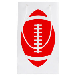 Vertikale Red Football Geschenktasche für Spieler  Kleine Geschenktüte