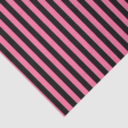 Vertikale rosa und schwarze Streifen Seidenpapier (Ausschnitt)