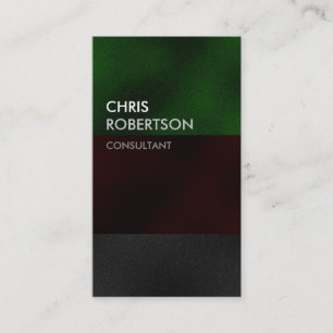 Vertikale rote grüne Grau attraktive Visitenkarte