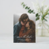 Vertikale Save the Date Postkarte (Stehend Vorderseite)