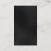 Vertikale Schlicht-Grau-Attraktive Charm-Visitenka Visitenkarte (Rückseite)