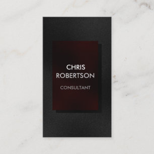 Vertikale schlichte graue rote attraktive visitenkarte