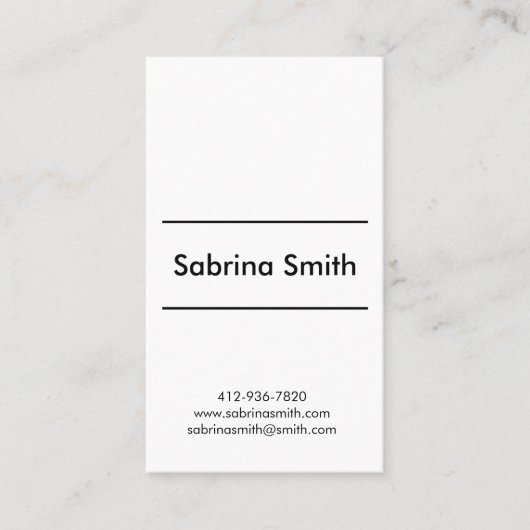 Vertikale schwarze und graue unbedeutende visitenkarte (Vorderseite)