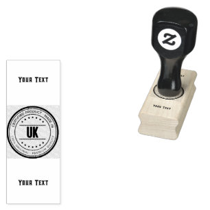 Vertikale Stationierung der Uni für benutzerdefini Gummistempel