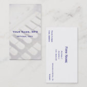 Vertikale Steno Maschine befestigt Visitenkarte (Vorne/Hinten)