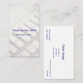 Vertikale Steno Maschine befestigt Visitenkarte (Vorne/Hinten)