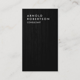 Vertikale, stilvolle Wood Trendy Business Card Visitenkarte