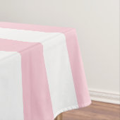 Vertikale Streifen Baby rosa und weiß gestreift Tischdecke (Beispiel)