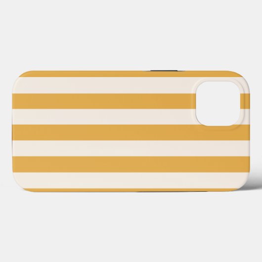 Vertikale Streifen, gelb und weiß gestrichen Case-Mate iPhone Hülle (Rückseite (Horizontal))