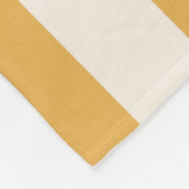 Vertikale Streifen, gelb und weiß gestrichen Fleecedecke (Ecke)